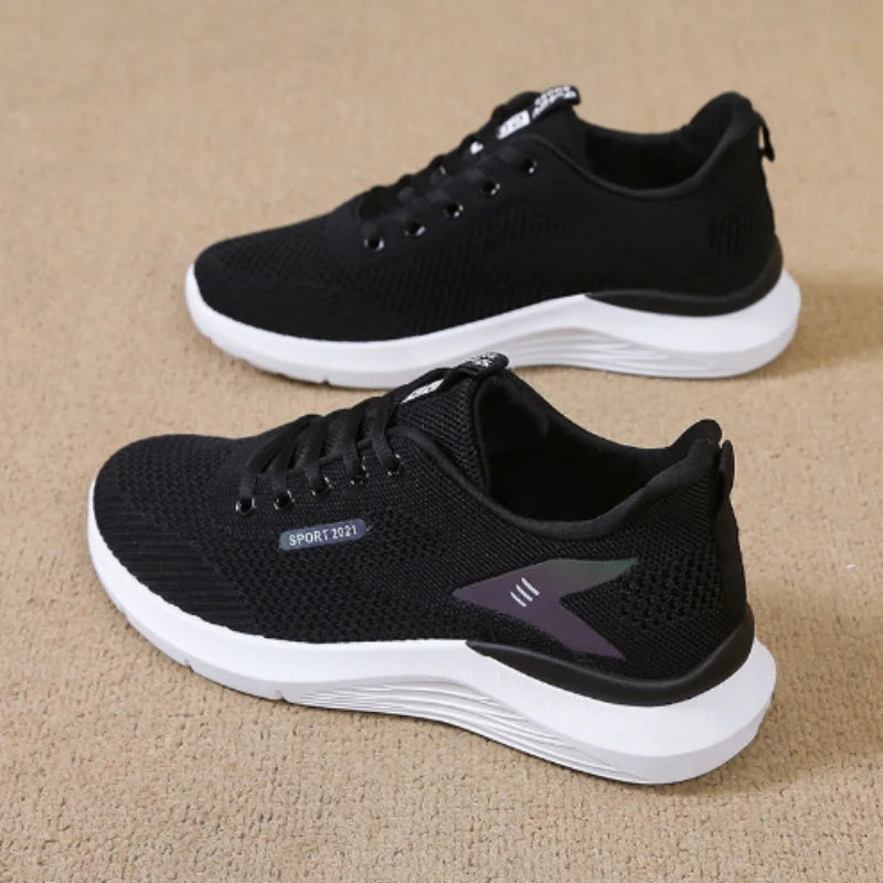 Women's Sports Shoes New Spring and Autumn Multifunctional Soft Lightweight Running Shoes, Suitable for Women's Daily Clothing