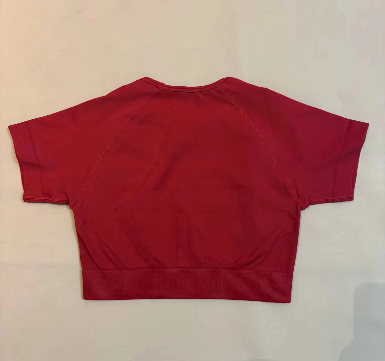 Crop Top Women Short Sleeve Yoga Top Shirts Light Weight Gym Crop Top Seamless Sports Shirt Cycling Breathable