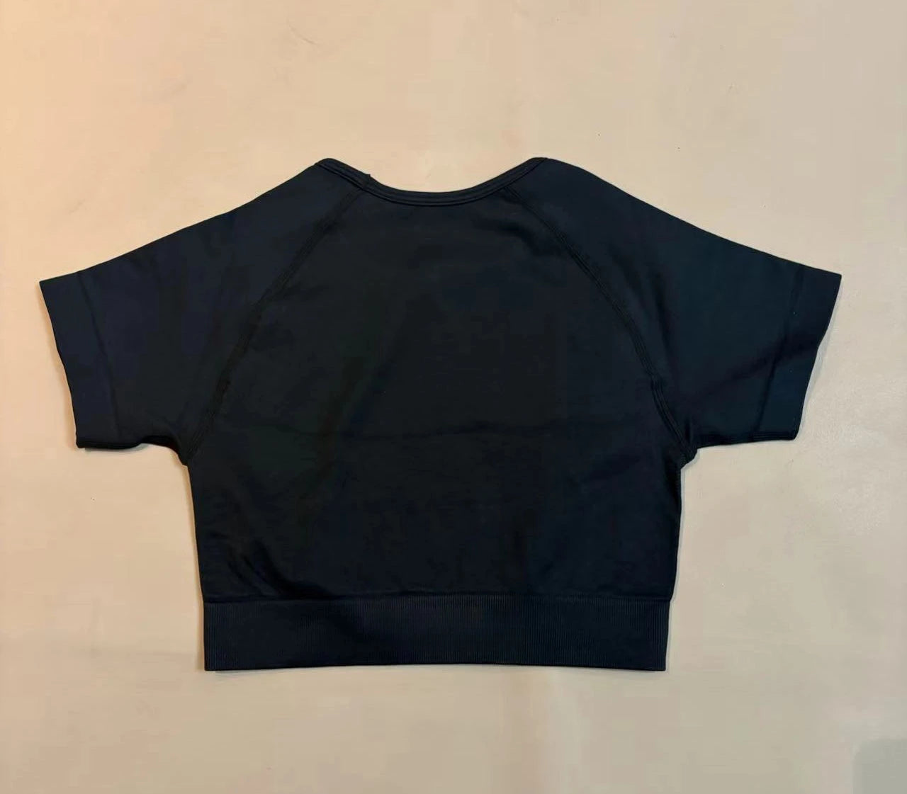 Crop Top Women Short Sleeve Yoga Top Shirts Light Weight Gym Crop Top Seamless Sports Shirt Cycling Breathable