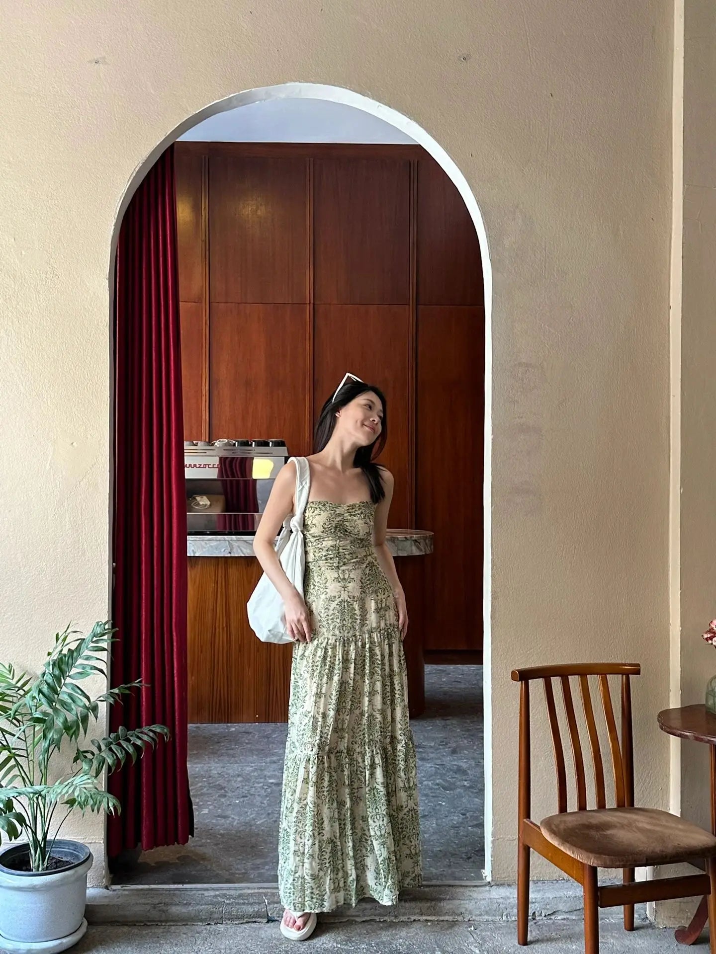 Ele Summer Beach Vaion Strap Dr Women's Super Fairy T Aosphere High-End Feeling Long Skirt Casual Sle One-Piece