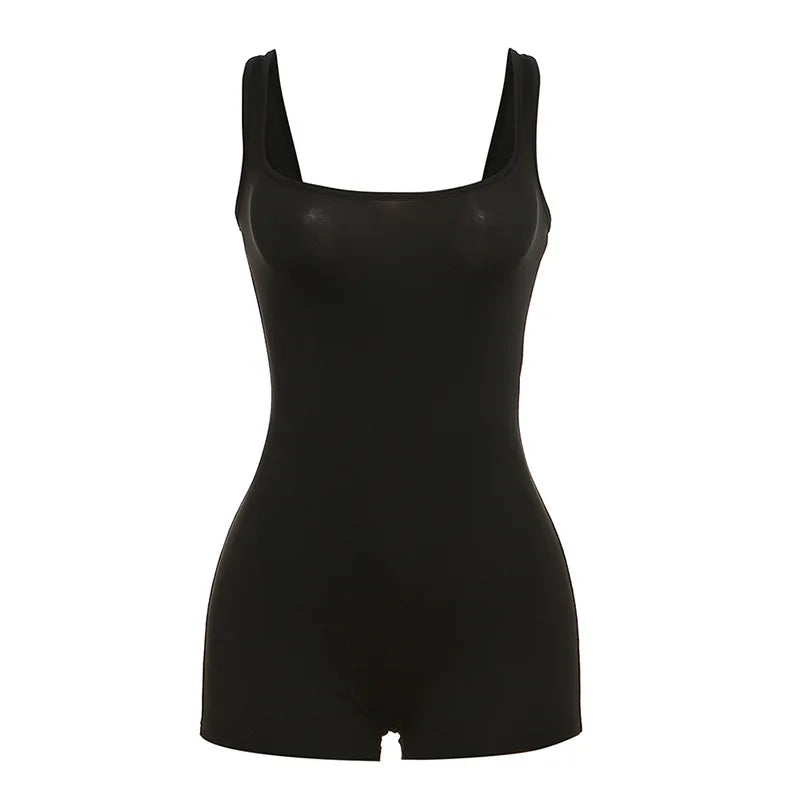2025 Summer European and American Style Women's Fashion One Piece Collar Bareback Slimming Hip hugging Casual Pants