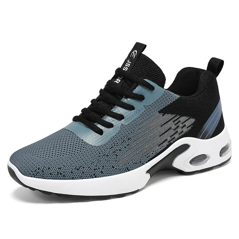 Men Sneakers Air Cushion Outdoor Sports Running Shoes Mesh Breathable Walking Shoes Soft Sole Casual Sneakers Size 39-47