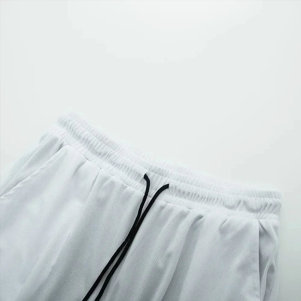Men's sports shorts double layer two-in-one quick-drying breathable casual shorts summer running sportswear pants M-3XL