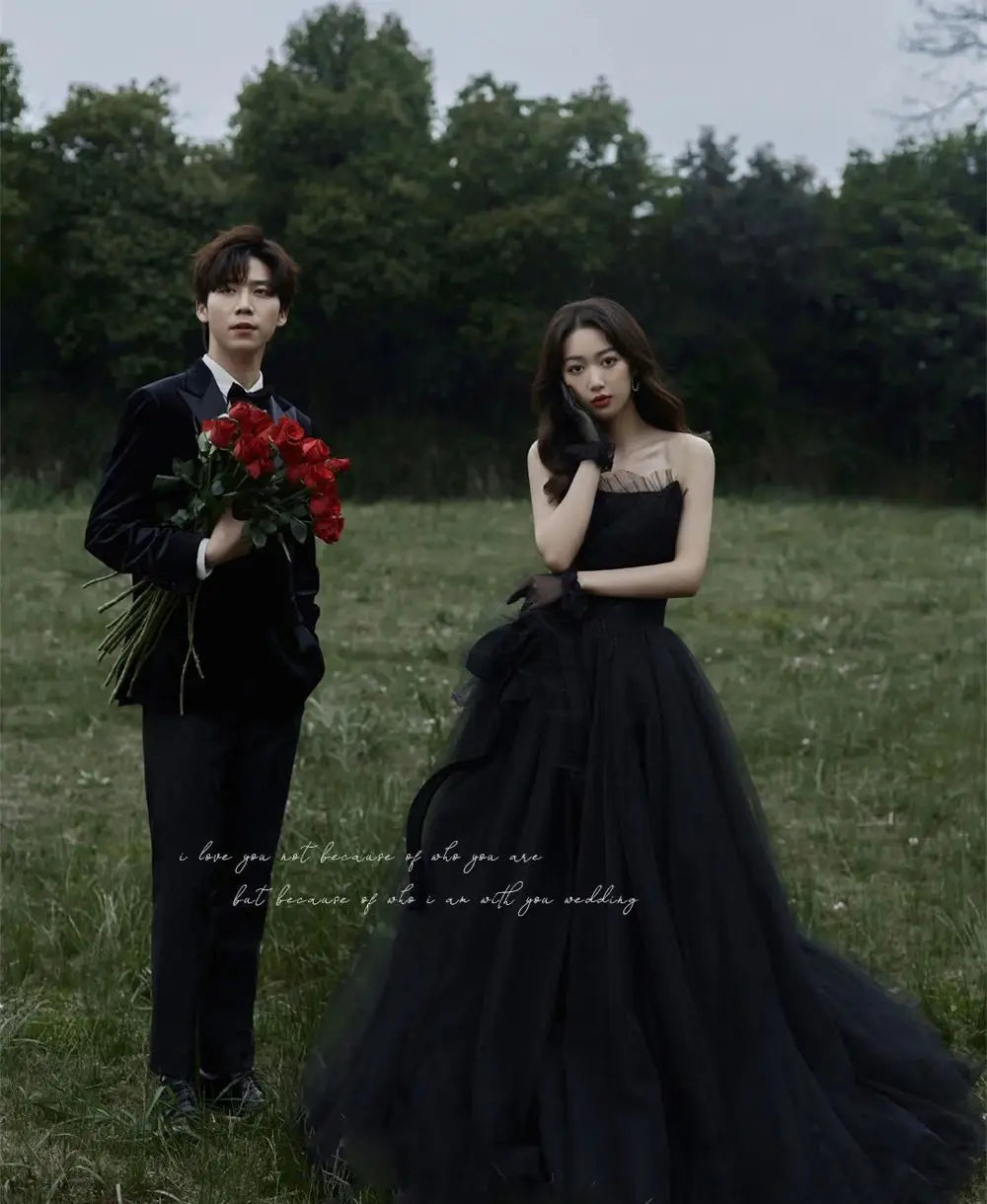 Bla Wedding Dr Photoaphy Theme Forest System Travel Couple Photoaphs Light Me Gown Bridal Gown Sli Bridesmaid ...