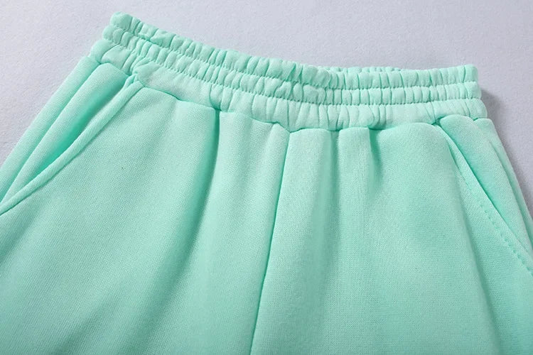 Autumn/winter Fashionable Long Sleeve Casual Sportswear Two-piece Set Sweet Style Pant Sets