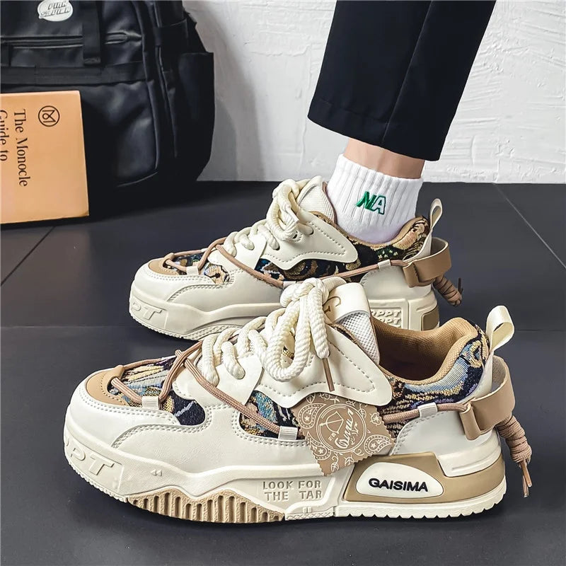Men's Breathable Summer Casual Thi Bot Heightening oes Faionable Sports Sneakers Low Top round Toe Rubber Outsole
